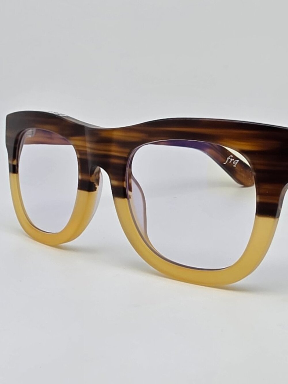Caddis Eye Appliances The D28 1.00 FRQ Bullet Coffee Blue Light Reading Glasses